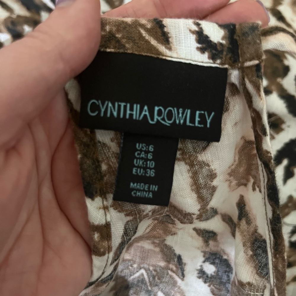 Cynthia Rowley Linen Dress - Picture 4 of 6